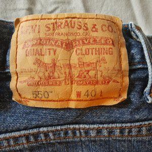 Men's Levi's 550 Jean Shorts Sz 40